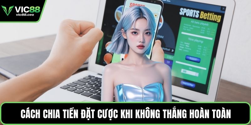 Cách chia tiền đặt cược khi không thắng hoàn toàn